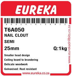 T6A050 - Clout Nail -T6A050_Label_T
